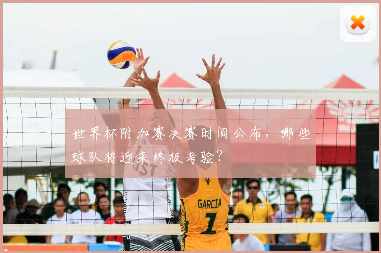 世界杯附加赛决赛时间公布，哪些球队将迎来终极考验？